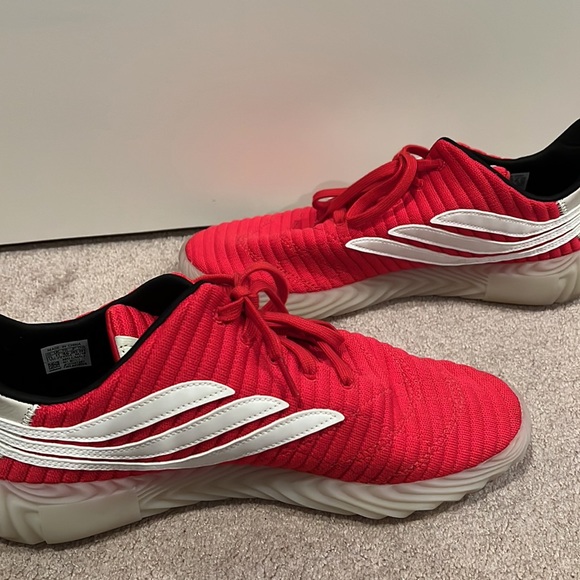 Adidas Sobakov Shoes Red White & Gum (Worn 3 times) (11.5) - Picture 8 of 9